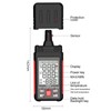 Kadimendium Handheld Temperature Humidity Meter High Accuracy ABS Hygrometer Thermometer