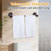 Adjustable Bronze 15 to 26Inch Bath Towel Bar Rack for