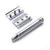 Edwin Jagger Double Edge Safety Razor With Long Handle (Blue)