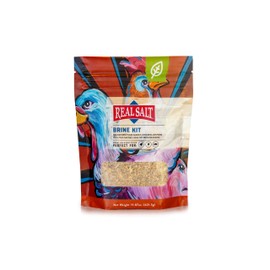 REDMOND Real Salt Seasoning Brine Kit, 14oz – Natural Salt Brine for Turkey, Chicken, Pork, & More – Sweet & Salty Blend with Citrus & Herbs for Tender, Flavorful Meat