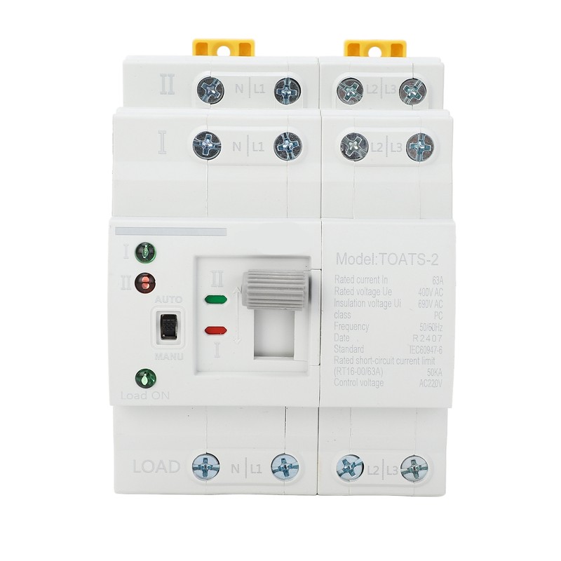 Dual Power Automatic Transfer Switch 4P 16A PC Grade Millisecond