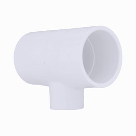 Charlotte Pipe 1-1/2" X 1-1/2" X 3/4" Reducer Tee Elbow Pipe Fitting - (Socket x Socket x Socket) Schedule 40 PVC Durable, Easy to Install, and High Tensile for Home or Industrial Use (Single Unit)