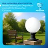 KastLite 10" Globe Pier Mount Outdoor Lighting with LED Lamp