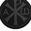 Chi Rho Jesus Christ Symbol Tactical PVC Patch Compatible with