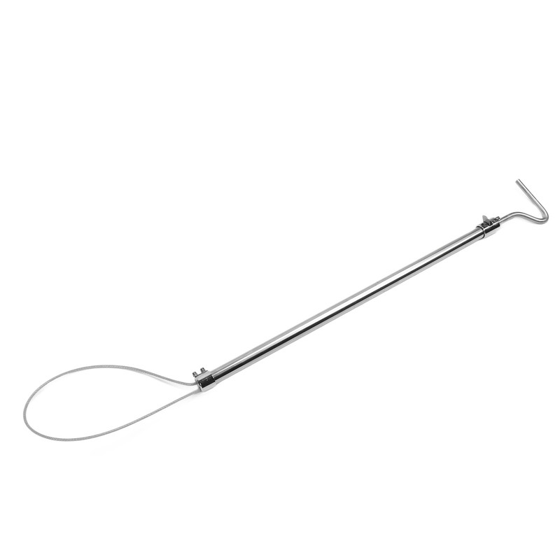 Pig Catcher Holder Stainless Steel Long Handle with Hook Animal