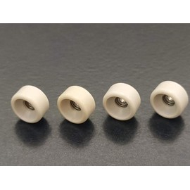 LEEFAI Pro Fingerboard Wheels -Handmade Peek fingerboards Bowl Wheel Measure 8,5 x 5 mm-Durable to Outdoor Rough Street Surface