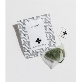 Art of Tea | Organic Matcha+ | Matcha Green Tea | 12 Count Eco Friendly Pyramid Tea Bags Sachets