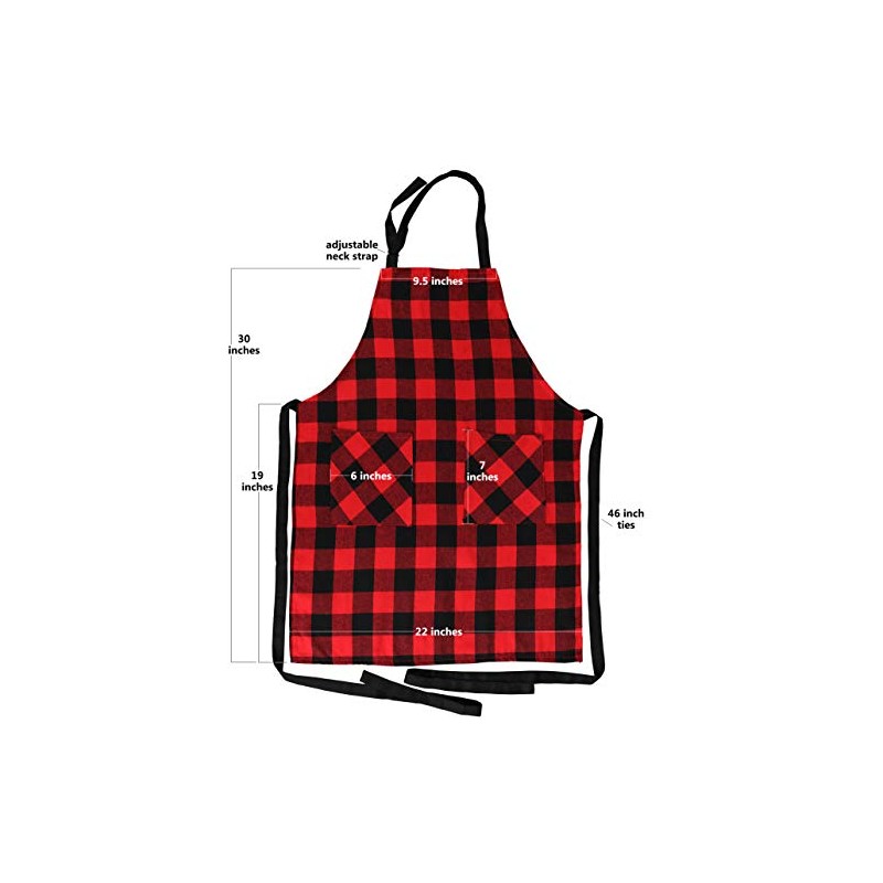 Iconikal Bib Apron With 2 Pockets For Men & Women,