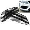 1 Pair Front Bumper Fog Light Grille Black Replacement For
