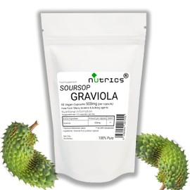 Nutrics® GRAVIOLA Fruit 500mg 90 V Capsules (1 Month Supply) Soursop