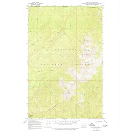 YellowMaps Gypsy Peak WA topo map, 1:24000 Scale, 7.5 X 7.5 Minute, Historical, 1967, Updated 1978, 26.8 x 22 in - Paper