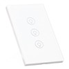 Smart Light Switch APP Control 3 Way Tempered Glass Panel