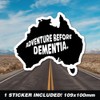 Adventure Before Dementia CAR UTE 4x4 4WD Sticker