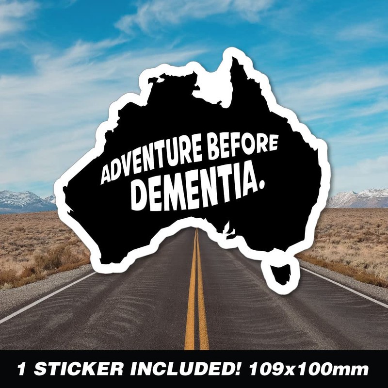 Adventure Before Dementia CAR UTE 4x4 4WD Sticker