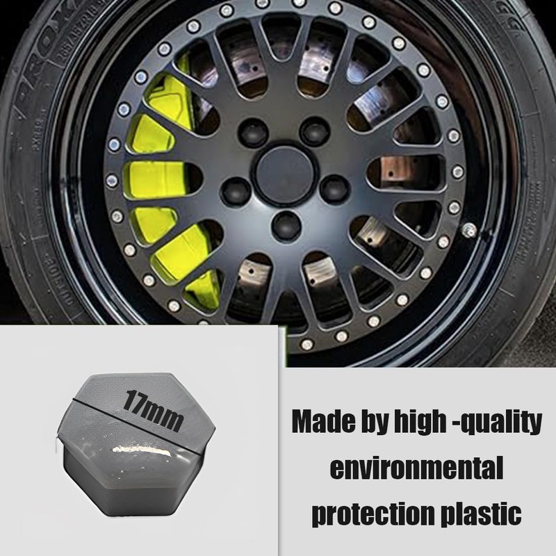 SULIUDAJI Pack of 40 Wheel Bolt Caps 17 mm Wheel