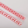 Meseey Scandinavian Christmas Ribbon Total 20 Yards 1Inch Wide Red