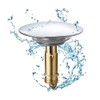 Bathroom Push Pop-Up Click Clack Plug Stopper, 66mm Push Sink