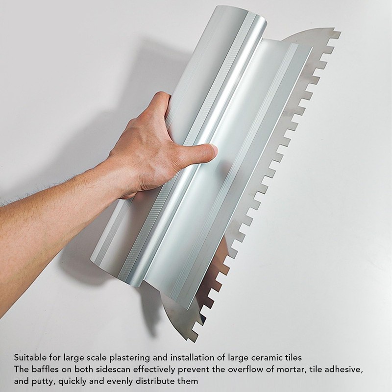 Tile Trowel, 2/5x2/5in Square Notch Trowel Tile Adhesive Spreader Tile