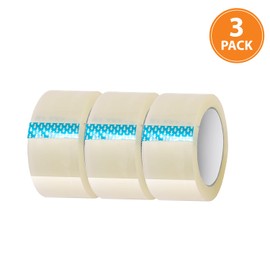 ANSIO Packing Tape - Parcel Tape - Tape - 3 Rolls (48mm x 60m) - Clear Tape for Packing Boxes, Secure Sticky Sealing Packaging Tape for Moving House