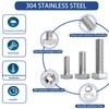1/4-20 x3 Hex Head Screw Bolt(20PCS), Lock Nuts,Flat & Lock