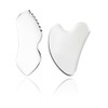 Annrose 2pcs Stainless Steel Gua Sha Tool Metal Guasha Tool