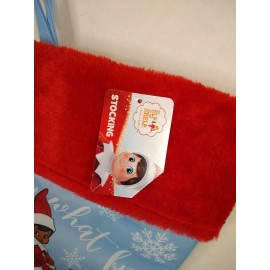 Ruz Sledding Elf On The Shelf Christmas Stocking  16 inch  New  OH What Fun