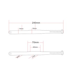 hecere NFC 213 Wristband 168 Bytes Forum Type 2 Bracelet(1pcs nfc213 wristband blue)