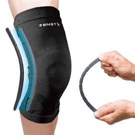 Zamst ZK-Motion Knee Brace Sports Knee Brace 3D Patella Padding Functional Resin Side Support Ideal for Volley, Basketball, Football, Padel, Tennis and Other Sports (M)