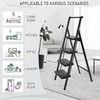KOLLMAX Step Ladder 3 4 5 Step Folding, Step Stool