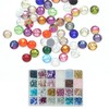 24 Colours Resin Rhinestones Kits 3500Pcs 3-4mm Flatback Round Nail