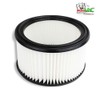 MisterVac Lamella Filter Replacement Filter Compatible with Wap Alto Nilfisk