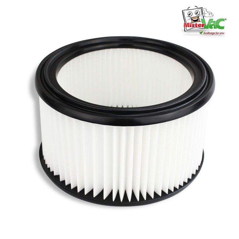 MisterVac Lamella Filter Replacement Filter Compatible with Wap Alto Nilfisk