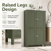 Vongrasig 42.6" Bathroom Storage Cabinet, Modern Floor Cabinet with Doors