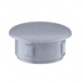 EMFA Cover Caps for 13 mm Drill Holes Grey Pack of 20 - Blanking Plugs 13 mm, Cover Plugs with 16 mm Head Diameter