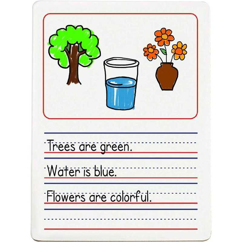 Dry Erase Storyboard - 9"x12" - Lap White Board for
