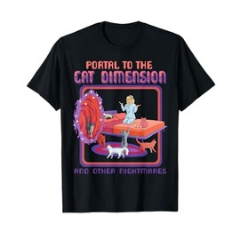 Portal To The Cat Dimension Funny Cat Kitten Lover Men Women T-Shirt