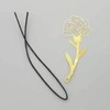 JQ Carnation metal bookmark, gold bookmark goods, gold-plated bookmark, Go / 카네이션 금속책갈피 골드 책갈피굿즈 금장책갈피 고