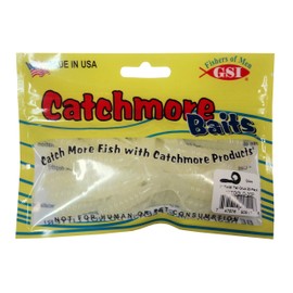 Twist Tail Grubs; Plastic Worms; 20 Pack (Nite Glow, 4" #4TTGGLO-20P)