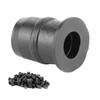 aqxreight - M5 Rubber Nuts Black 5mm Metric Motorcycle Windshield
