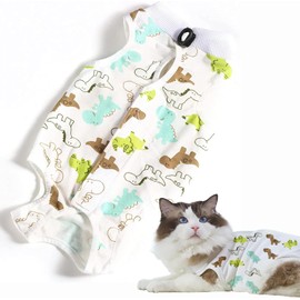 Cat Surgery Recovery Suit, Cat Body After Surgery, Castration Pet Medical Surgical Shirt, Surgery Recovery Suits, Cat Onesie for Anti Licking, Adjustable Sizes, Easy to Wear