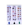 Magnetic Waste Sorting Guide Chart for Refrigerator, Recycling, Garbage and