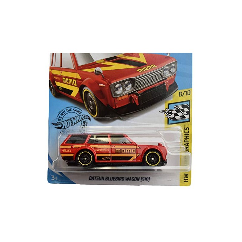 Hot Wheels Datsun Bluebird Wagon (510) 146/250, red
