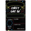 First Day Last Day of School Double Sided Sign (Dry