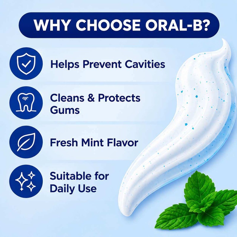 Oral-B Tooth and Gum Care Toothpaste Fresh Mint (Buy 2