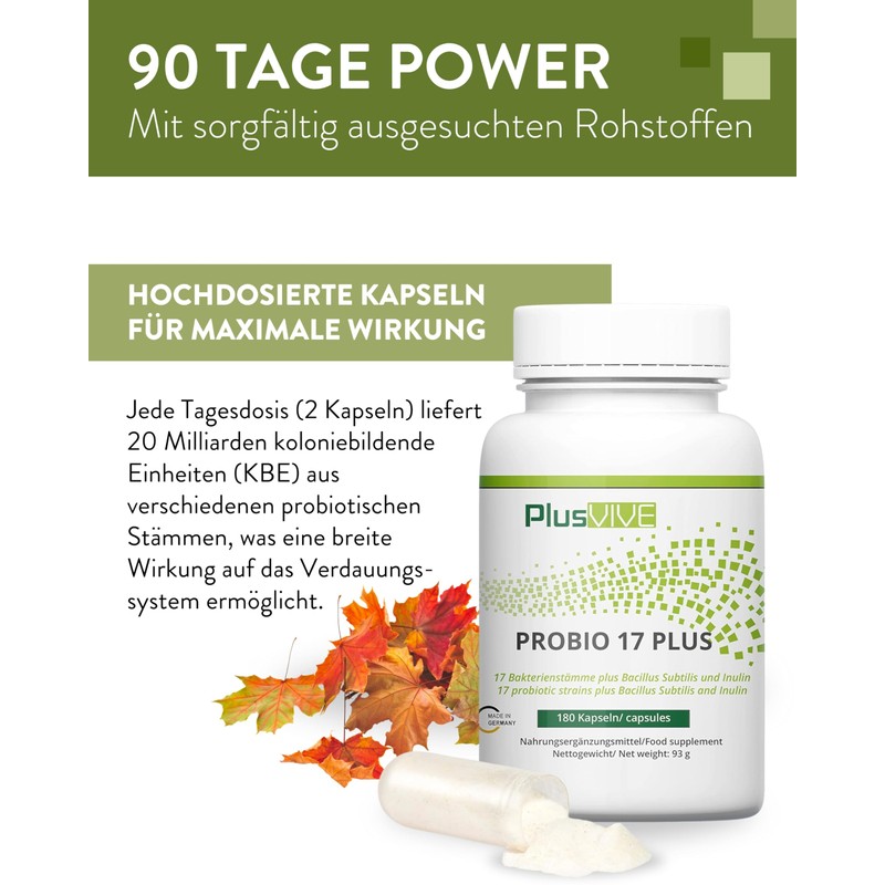 PlusVive Probio 17 Plus Capsules High Dose I 1 x