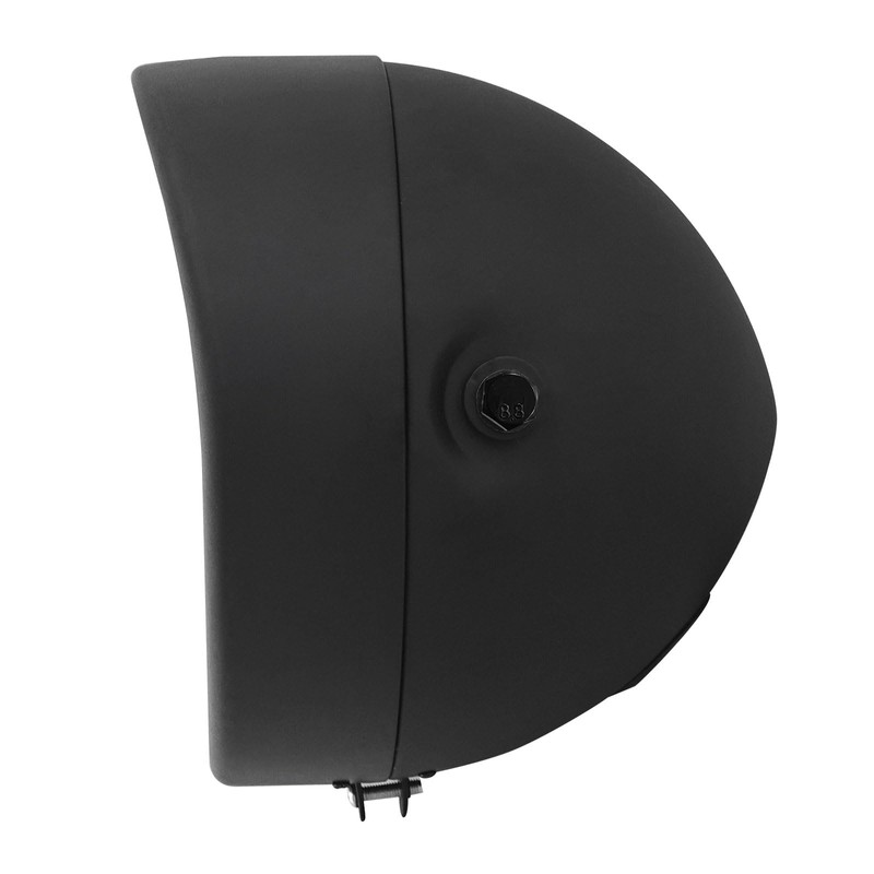 FATECIM Motorcycle 7" Round Headlight Bucket Housing with Visor 7