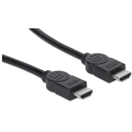 Manhattan 308434 15m (50-Feet) High Speed HDMI Male to Male Cable - Shielded, Black