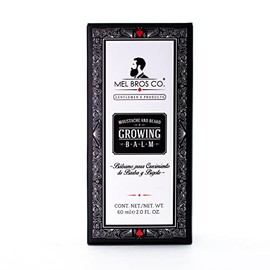 Bálsamo para el crecimiento de barba y bigote MEL BROS CO 2oz - Biotina y queratina