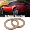 Unifizz Car 2Pcs 6.5 Universal Wooden Car Speaker Subwoofer Mounting