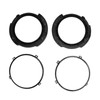 7Inch Round Headlight Mounting Retaining Bracket Ring Set with Headlight